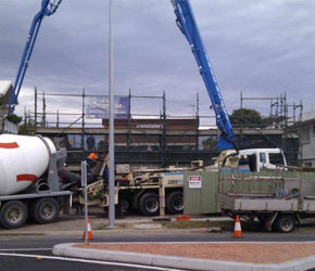 Concrete pumping